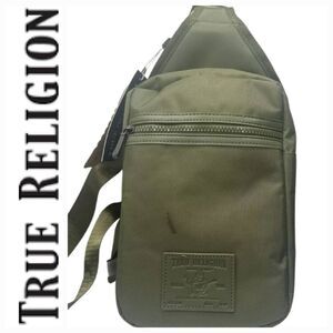 True Religion Yeta 2.0 Crossbody Bag- Olive